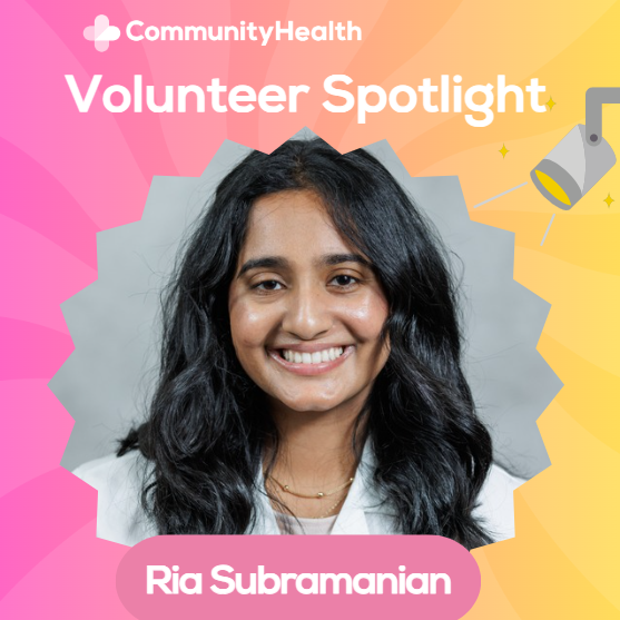 Volunteer Appreciation Month Highlight – Ria Subramanian