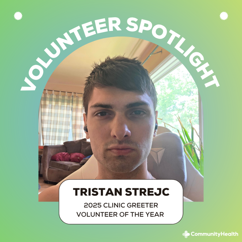 Volnewer Volunteer Spotlight - Tristan Strejc - CommunityHealth