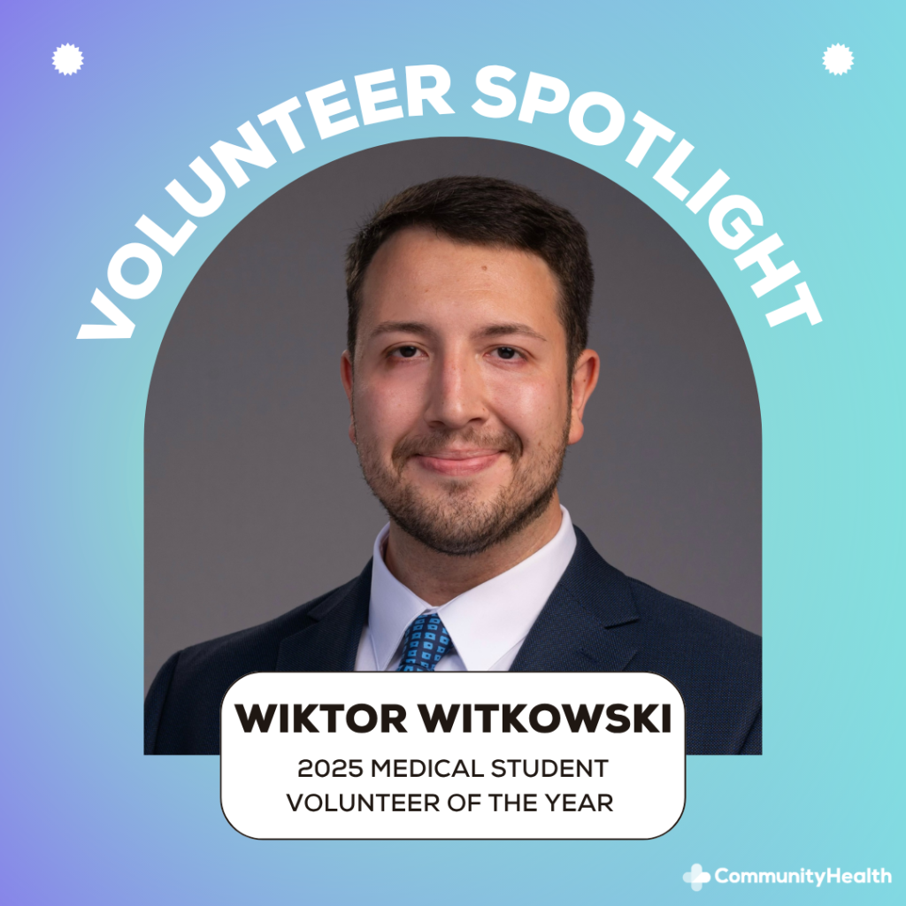 Wiktor Rodzik Volunteer Spotlight - Wiktor Witkowski - CommunityHealth